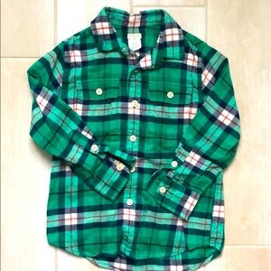 Boys J. Crew Crew Cuts Button Down Flannel